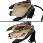 Gucci Shoulder Bag Interlocking G Soho Disco Black Calfskin — view 5