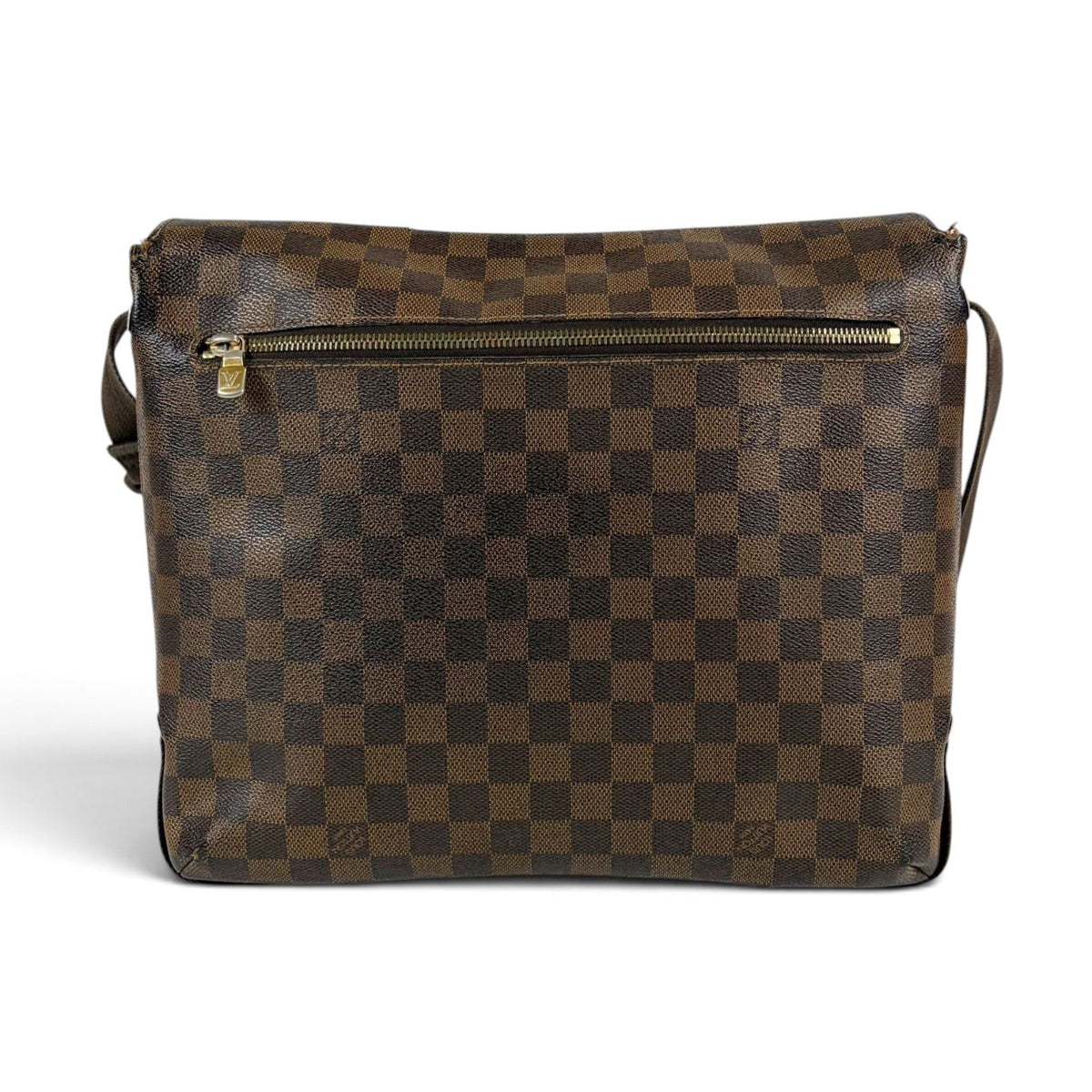 Louis Vuitton Cross Brooklyn MM Damier Leather Ebene Shoulder Bag — view 5