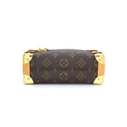 Louis Vuitton Handbag Side Trunk Brown Monogram Canvas Leather Gold — view 4