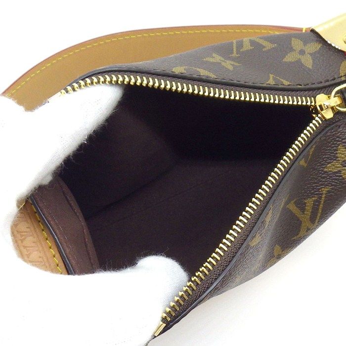 Louis Vuitton Handbag Side Trunk Brown Monogram Canvas Leather Gold — view 5