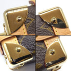 Louis Vuitton Handbag Side Trunk Brown Monogram Canvas Leather Gold — view 8