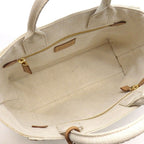Prada Tote Bag Linen Blend Small Natural Gold — view 5