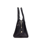 Prada Shoulder Bag Kristen Black Saffiano Leather Silver — view 3