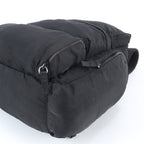 Prada Tessuto Nylon Triangle Logo Backpack Black — view 4
