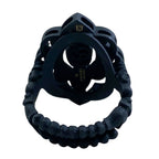 Gucci Ring Flower Motif Michele Era Stone Black — view 3