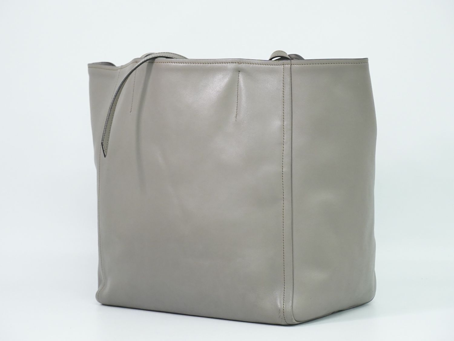 Prada Concept Shoulder Bag Tote Leather Gray — view 2