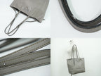 Prada Concept Shoulder Bag Tote Leather Gray — view 6