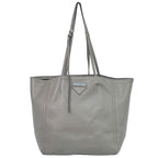 Prada Concept Shoulder Bag Tote Leather Gray