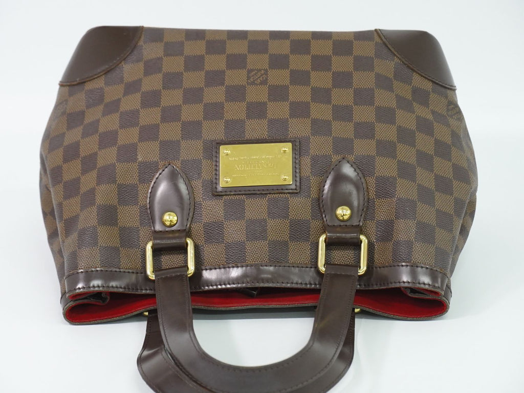 Louis Vuitton LV Hampstead PM Damier Ebene Tote Bag Brown — view 5