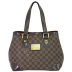 Louis Vuitton LV Hampstead PM Damier Ebene Tote Bag Brown