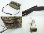 Celine C Sulky Shoulder Bag Canvas Brown — view 6
