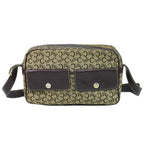 Celine C Sulky Shoulder Bag Canvas Brown