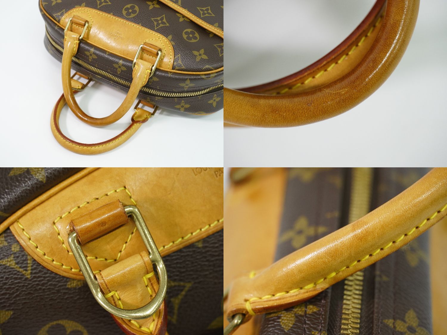 Louis Vuitton LV Trouville Monogram Handbag Brown Bag — view 6