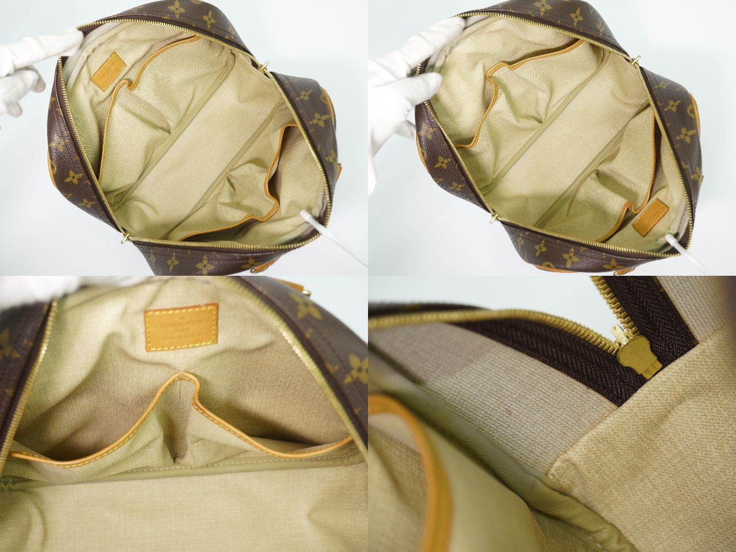 Louis Vuitton LV Trouville Monogram Handbag Brown Bag — view 8