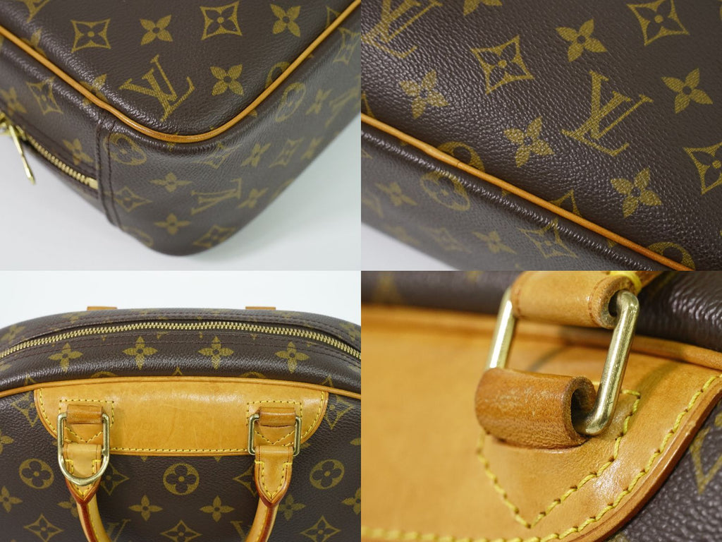 Louis Vuitton LV Trouville Monogram Handbag Brown Bag — view 7