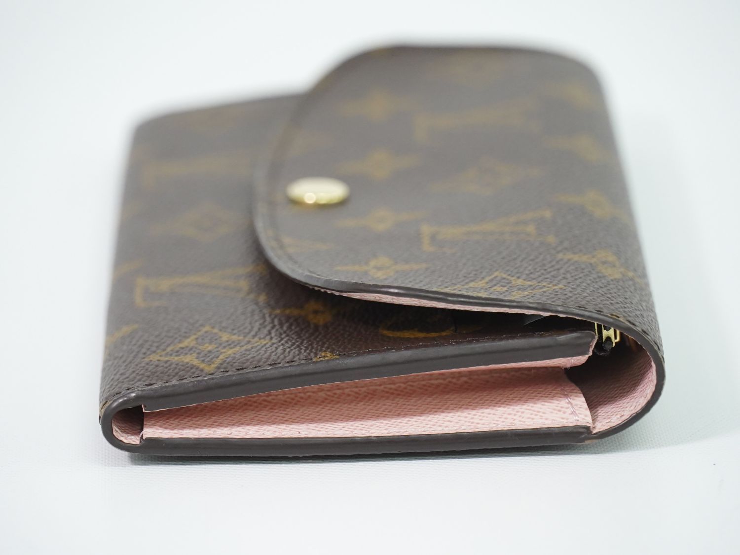 Louis Vuitton LV Portefeuille Emily Monogram Wallet Brown — view 4