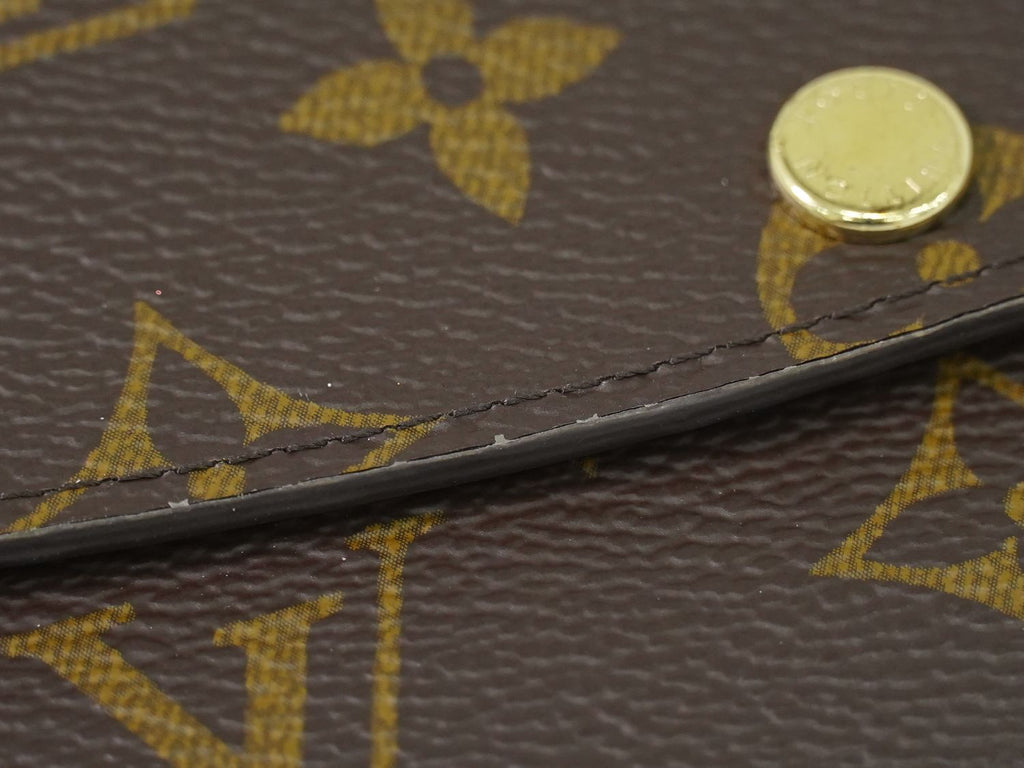 Louis Vuitton LV Portefeuille Emily Monogram Wallet Brown — view 7