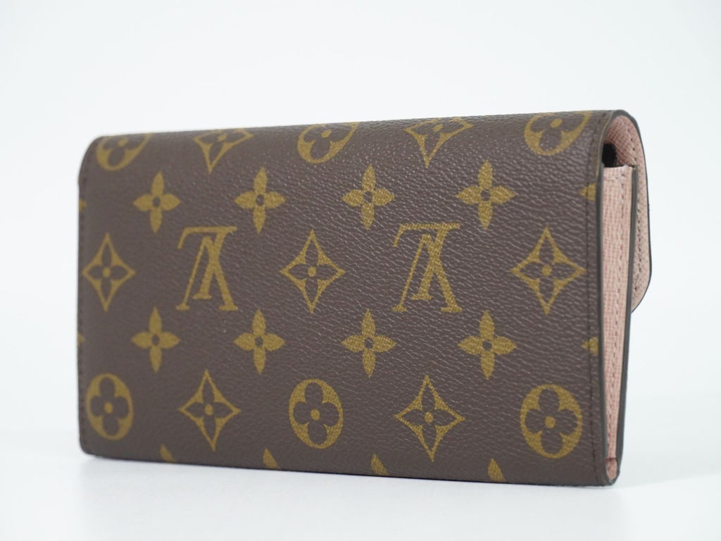 Louis Vuitton LV Portefeuille Emily Monogram Wallet Brown — view 2