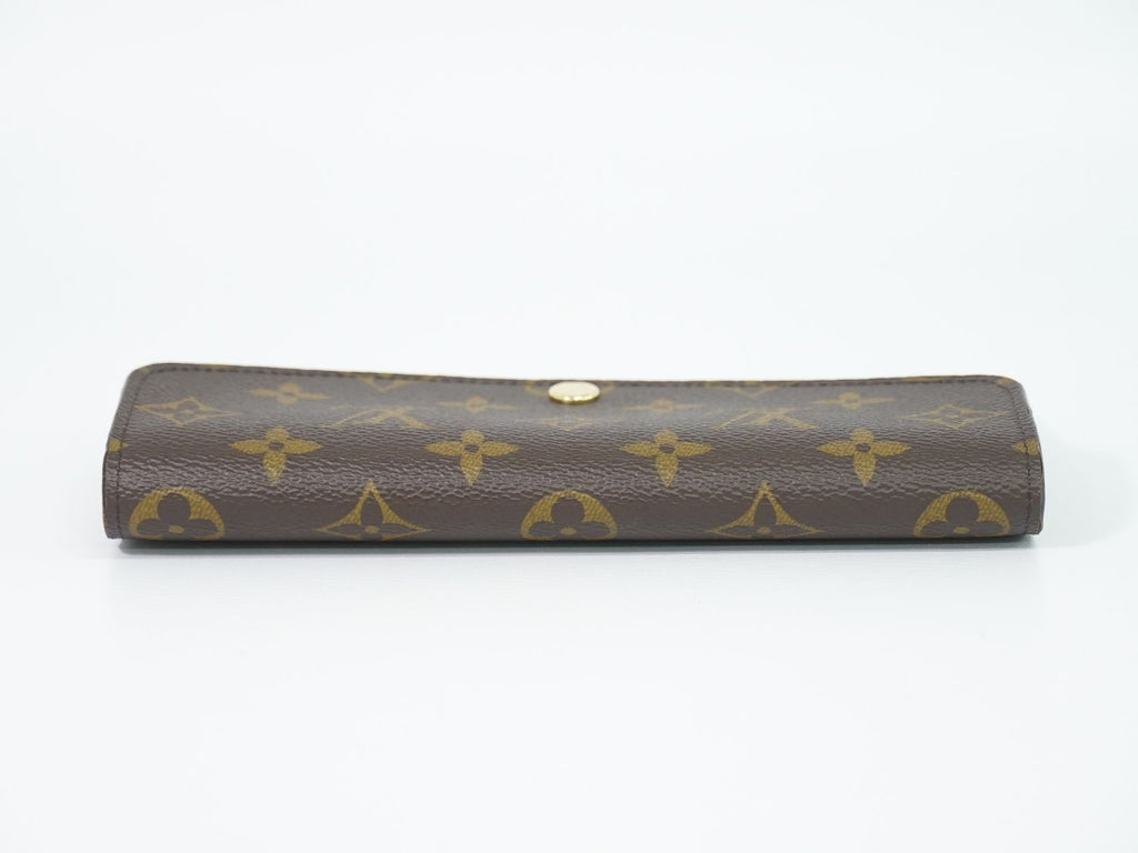 Louis Vuitton LV Portefeuille Emily Monogram Wallet Brown — view 5