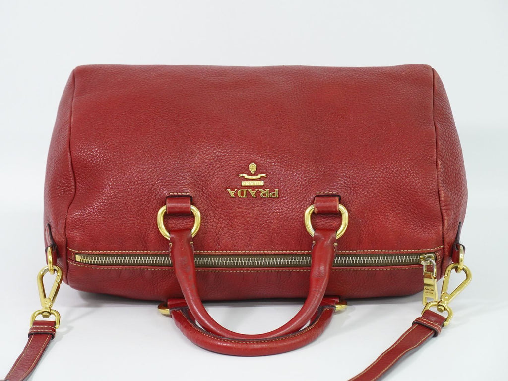 Prada Leather 2-Way Shoulder Bag Mini Pochette — view 5