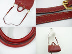Prada Leather 2-Way Shoulder Bag Mini Pochette — view 6