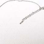 Celine Vintage Necklace Horseshoe Rhinestone 925 Sterling Silver — view 5
