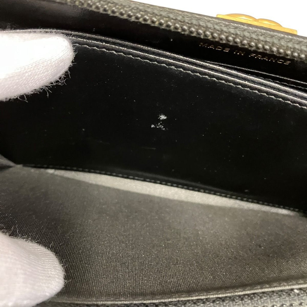 Chanel Zip Around Boy Wallet Caviar Leather — view 7