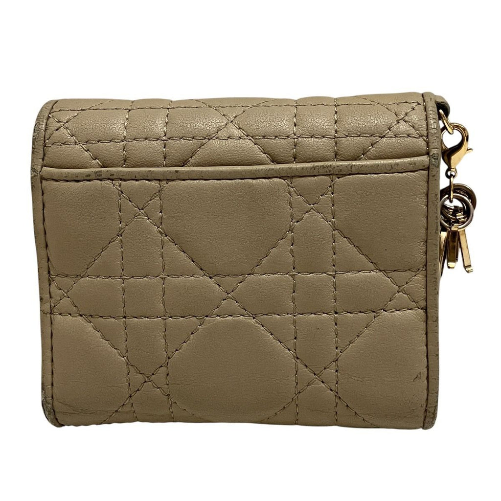 Dior Lotus Wallet Lady Trifold Lambskin — view 2