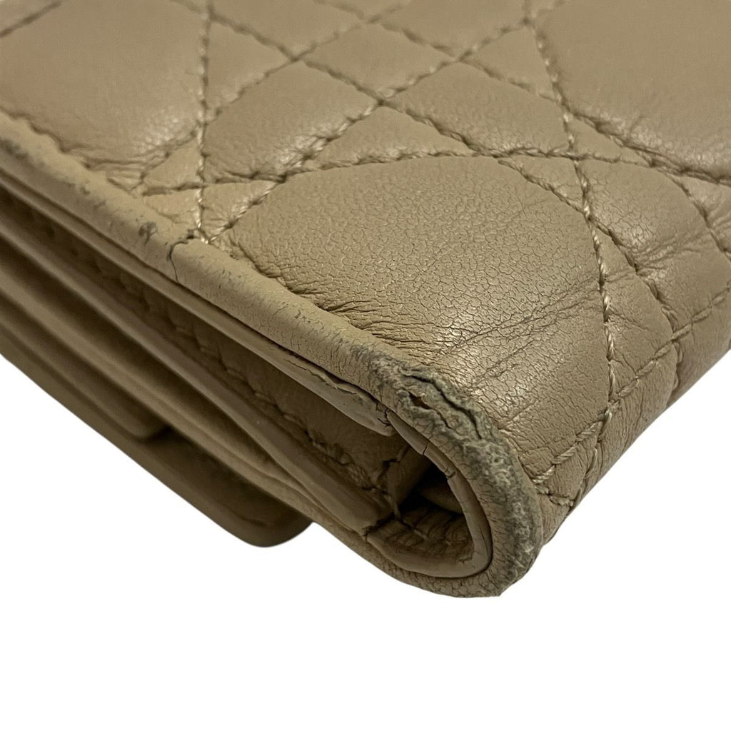 Dior Lotus Wallet Lady Trifold Lambskin — view 8