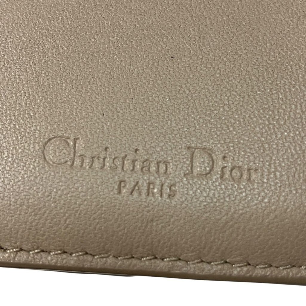 Dior Lotus Wallet Lady Trifold Lambskin — view 4