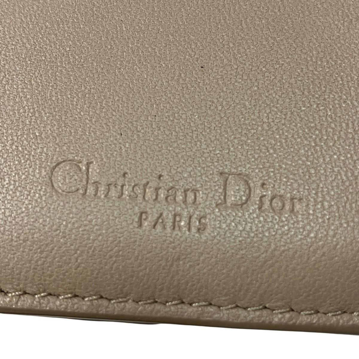 Dior Lotus Wallet Lady Trifold Lambskin — view 4