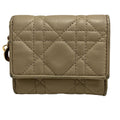 Dior Lotus Wallet Lady Trifold Lambskin