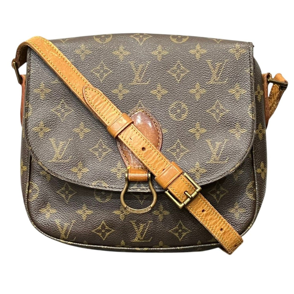 Louis Vuitton Saint-cloud Monogram Shoulder Bag Canvas