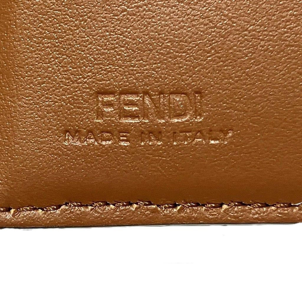 Fendi Bifold Wallet Leather Fabric — view 4
