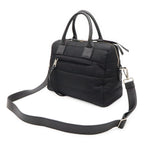 Prada Bomber Mini Boston Bag 2-Way Nylon Leather Nero Black — view 2