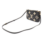 Louis Vuitton Monogram Empreinte Pochette Double Zip Shoulder Bag 2-Way Pouch — view 2