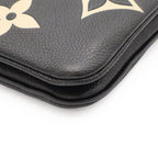 Louis Vuitton Monogram Empreinte Pochette Double Zip Shoulder Bag 2-Way Pouch — view 3