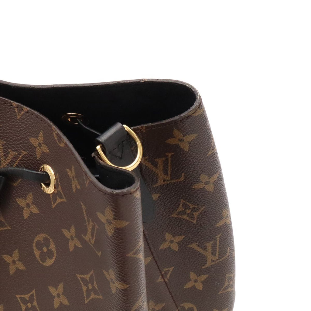 Louis Vuitton Monogram Neo Noe Shoulder Bag Drawstring Noir Black — view 7