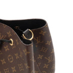 Louis Vuitton Monogram Neo Noe Shoulder Bag Drawstring Noir Black — view 7