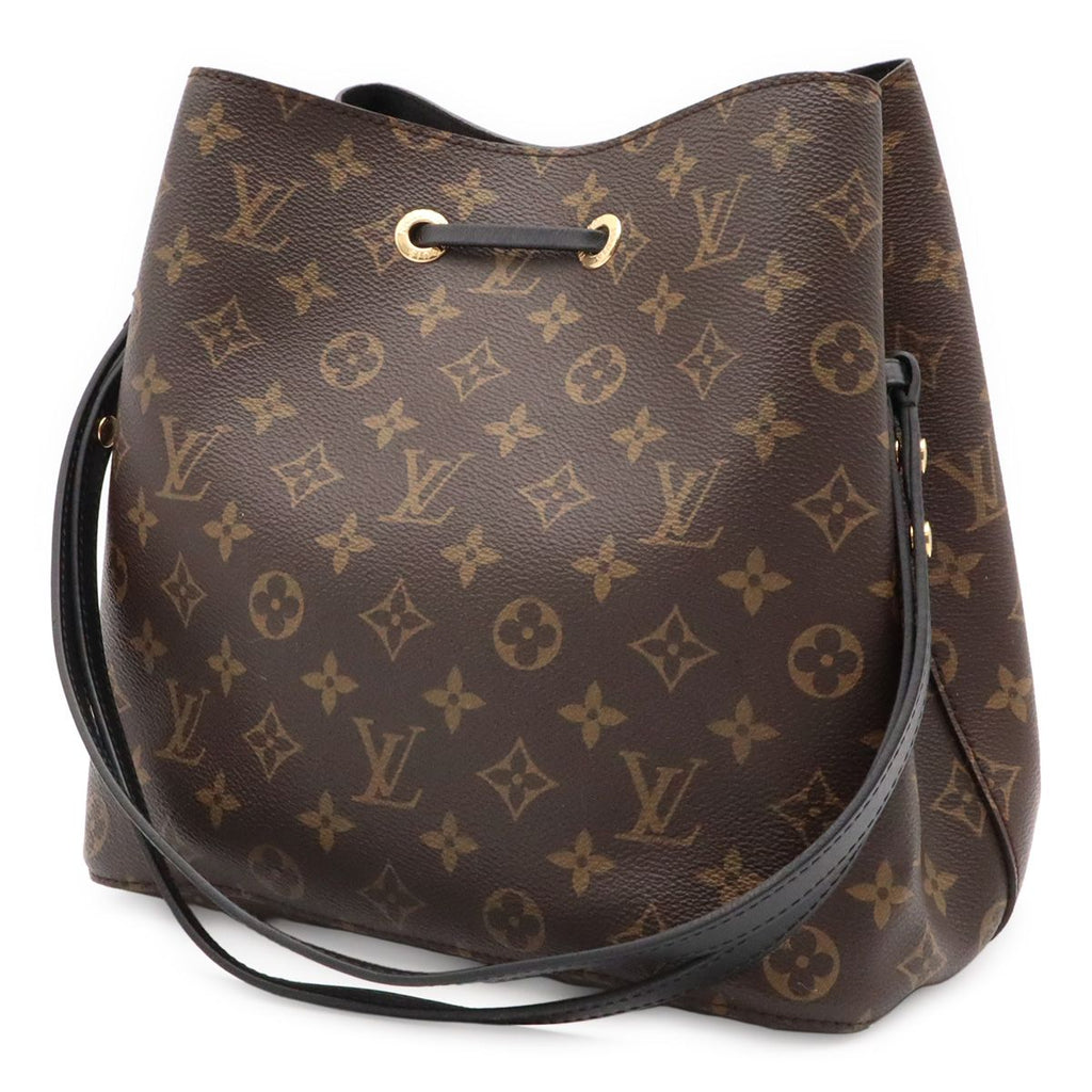 Louis Vuitton Monogram Neo Noe Shoulder Bag Drawstring Noir Black — view 2