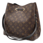 Louis Vuitton Monogram Neo Noe Shoulder Bag Drawstring Noir Black — view 2