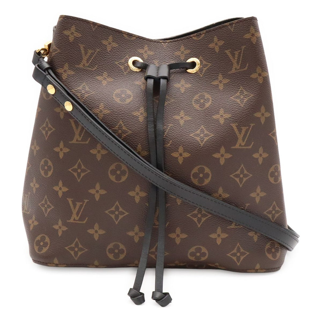 Louis Vuitton Monogram Neo Noe Shoulder Bag Drawstring Noir Black