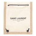 Saint Laurent Paris University Flat Shoulder Bag 2-Way Backpack Canvas Beige