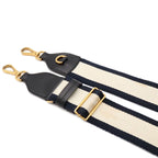 Prada Saffiano Mini Boston Bag 2-Way Crossbody Leather Navy Gold — view 5