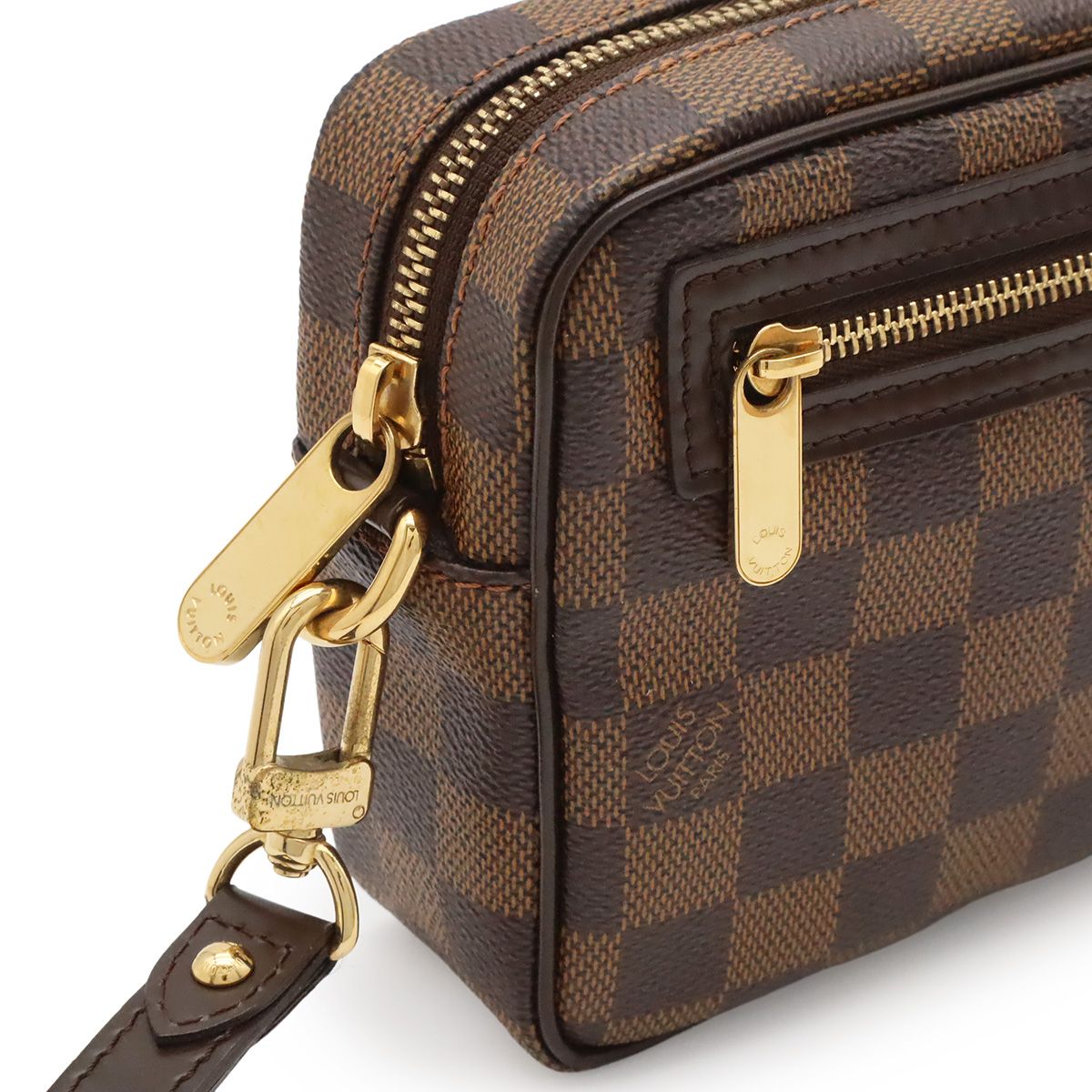 Louis Vuitton Damier Pochette Billet Macao Clutch Handbag Business — view 4
