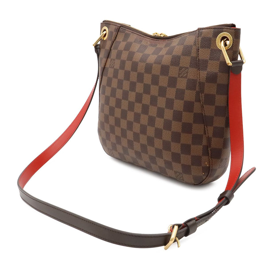 Louis Vuitton Damier South Bank Shoulder Bag Crossbody Fringe Tassel Charm — view 2