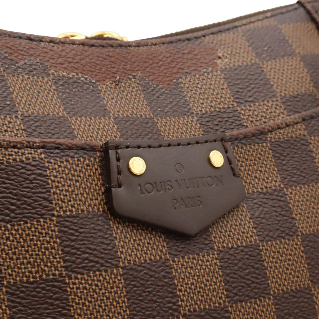 Louis Vuitton Damier South Bank Shoulder Bag Crossbody Fringe Tassel Charm — view 8