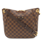 Louis Vuitton Damier South Bank Shoulder Bag Crossbody Fringe Tassel Charm