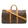 Louis Vuitton Monogram Keepall Bandouliere 50 Boston Bag Purse 2-Way
