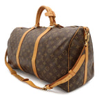 Louis Vuitton Monogram Keepall Bandouliere 50 Boston Bag Purse 2-Way — view 2